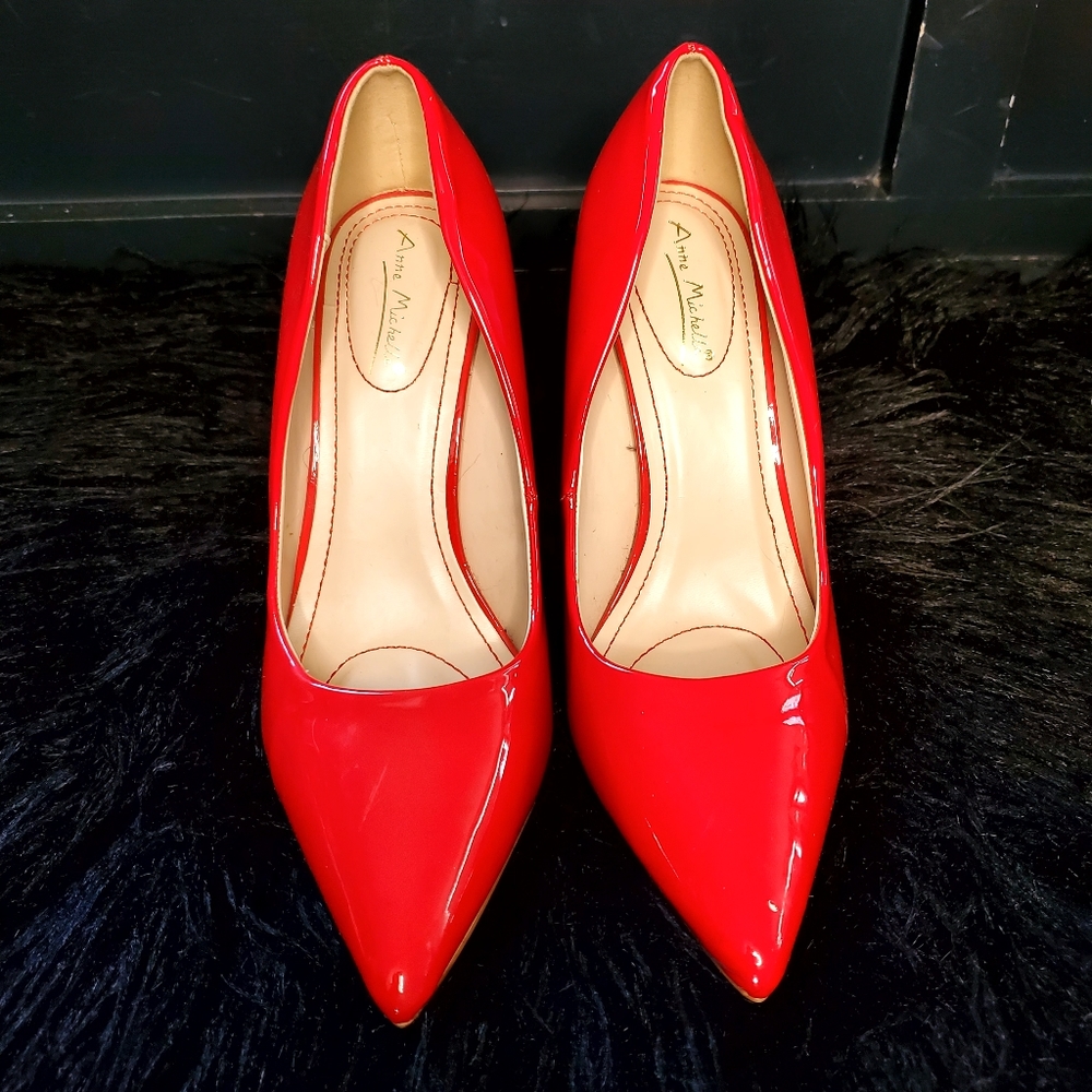 Shiny Red heels